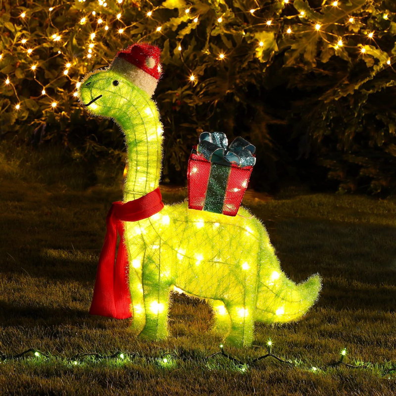 Green dinosaur light top